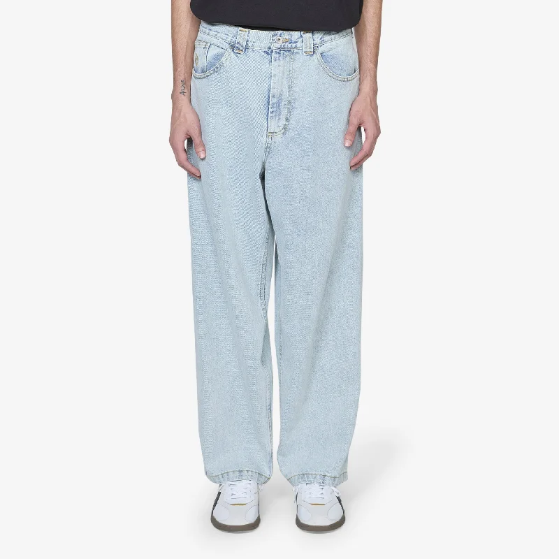 Stylish cropped pants for warm season trends -Big Boy Jeans Light Blue