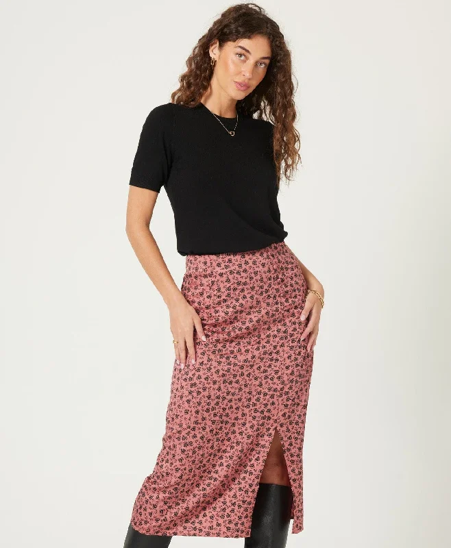 Lightweight linen skirts for breathable wear -NASSAU SKIRT