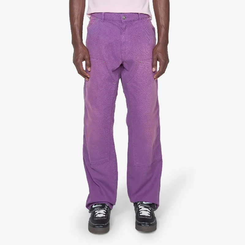 Soft jogger pants for relaxed weekend lounging -Angry Work Pants Purple