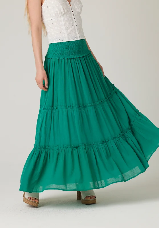 Luxury skirts with elegant silk sheen -"CLOTHED WITH JOY" SKIRT