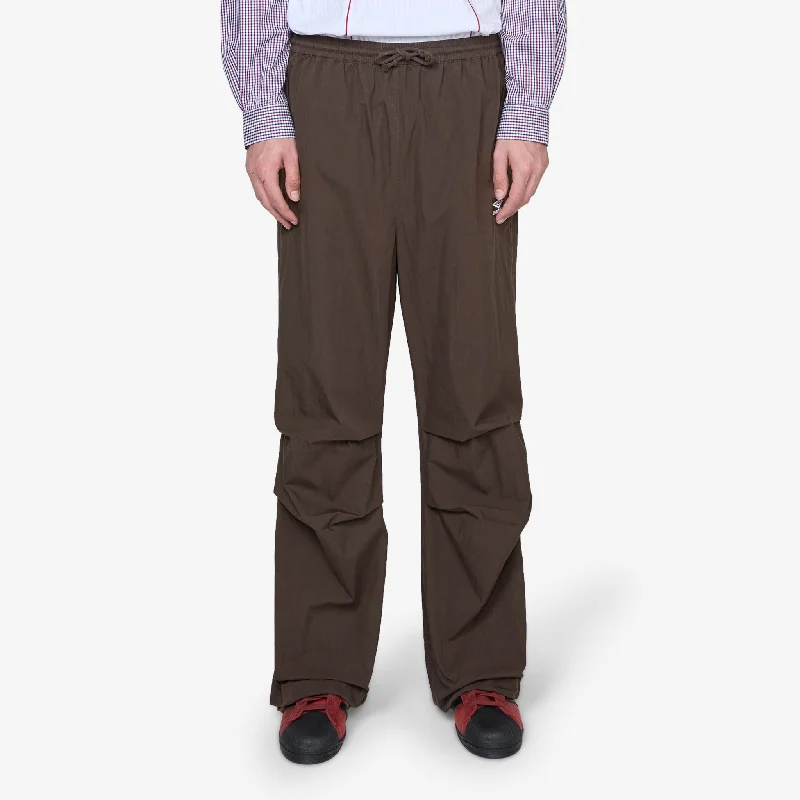 Athletic track pants for running training days -Field Pants Dark Brown