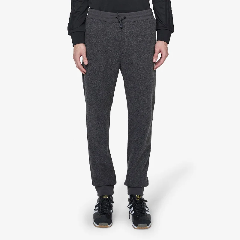 Retro bell-bottom pants for 70s-inspired fashion -SPZL F.C. Track Pants Dark Grey Heather