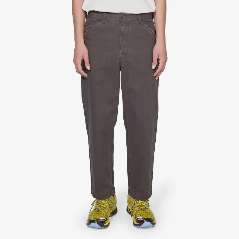 Soft stretch pants for all-day wear ease -Minimalist Salathe Charcoal