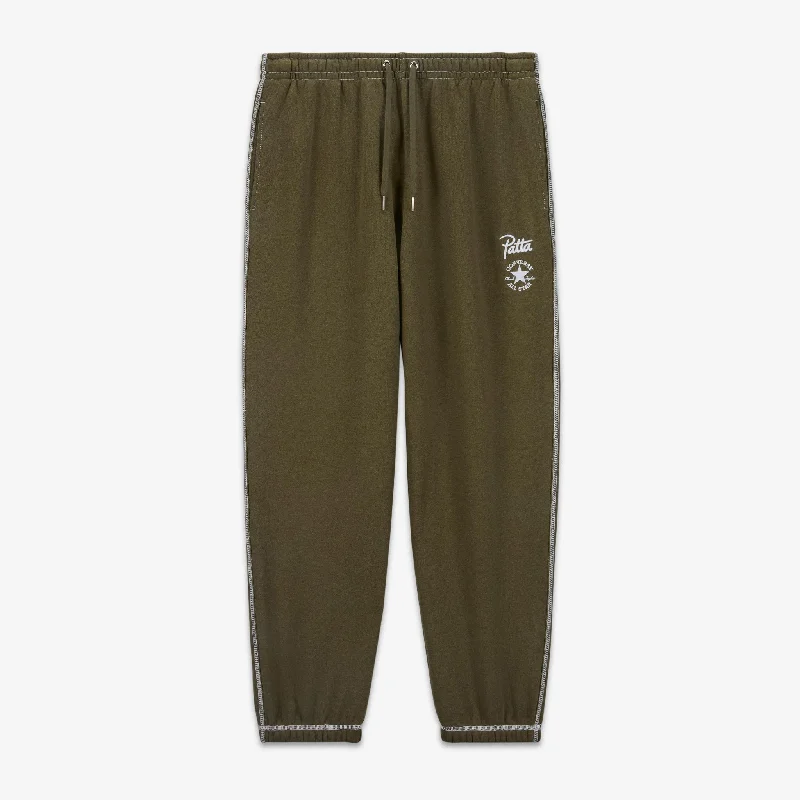 Moisture-wicking pants for intense gym workouts -Patta Pant Utility Green Heather