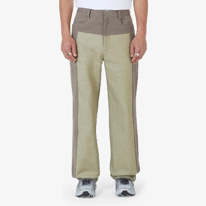 Athletic track pants for running training days -Ep.4 Synopsis 04 Trouser Brown