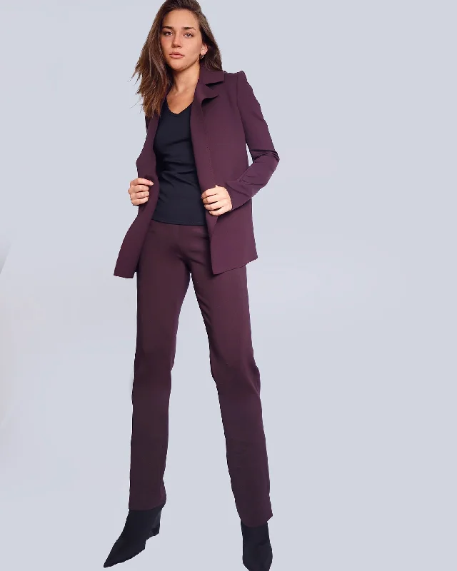 Elegant satin pants for formal dinner attire -STEVENS | Pants