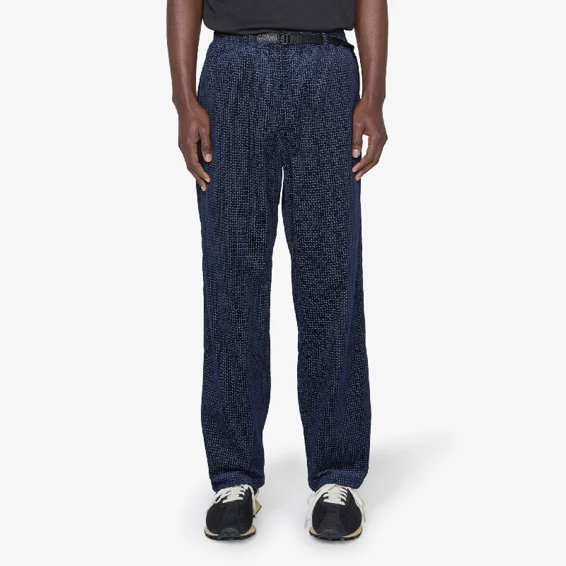 Lightweight travel pants for long flight comfort -Jam Pant Grid Check