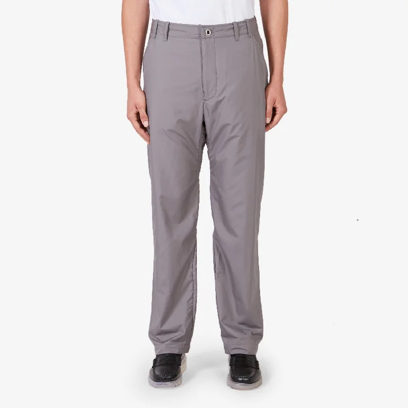 Relaxed cotton pants for breezy casual days -ESC Woven Pants Flat Pewter