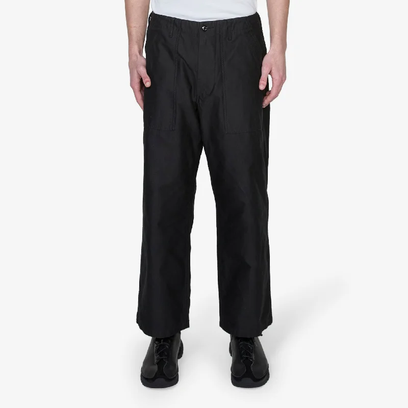 Tailored dress pants for professional office meetings -MIL Utility Trousers Black