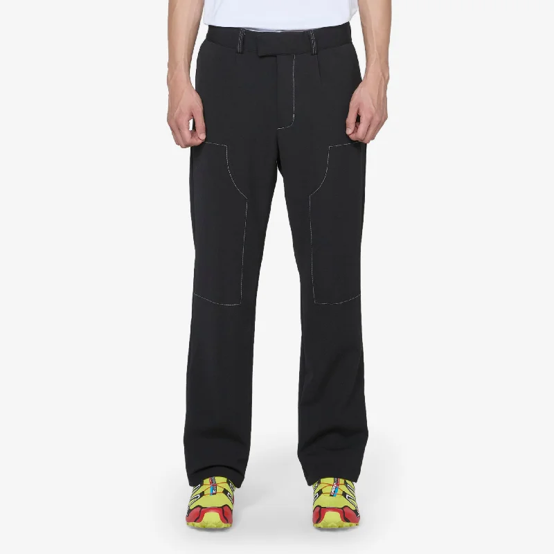 Casual khaki pants for weekend errand runs -Emery Pant Black Multi