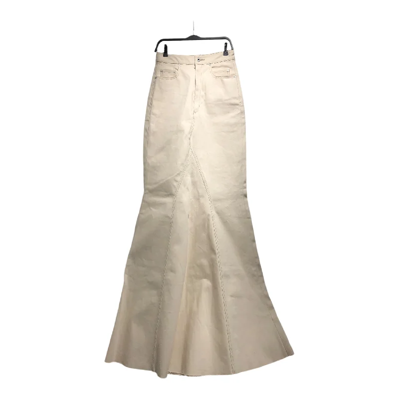 Flowy floral skirts for springtime elegance -RICK OWENS DRKSHDW/Bottoms/28/Cotton/CRM/GODET SKIRT NATURAL