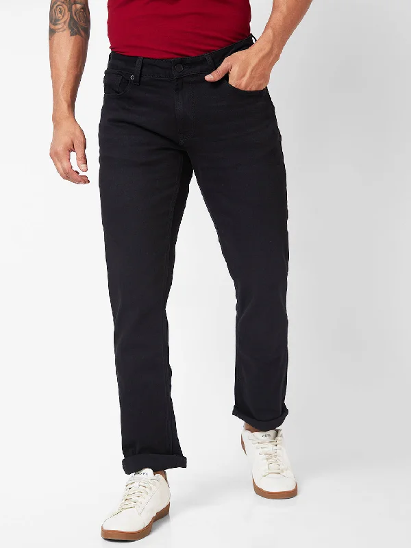 Carpenter Jeans for Function -Spykar Men Mid Rise Clean Look Cotton Jeans