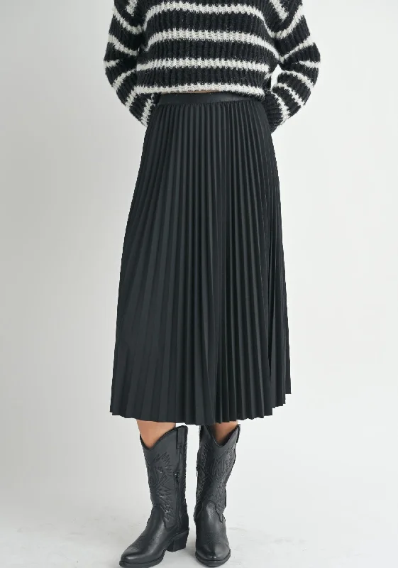 Casual skirts for effortless everyday wear -"BE OKAY" MIDI SKIRT