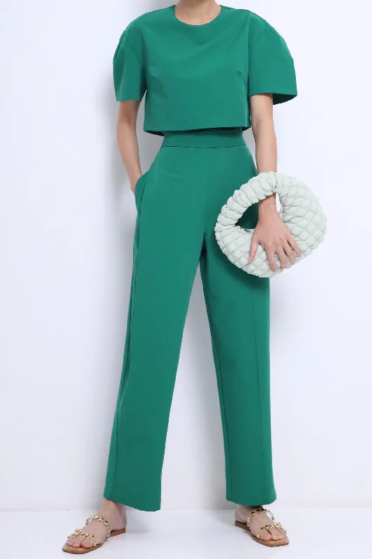 Slim-fit dress pants for sharp evening events -Heidi Tailored Pants