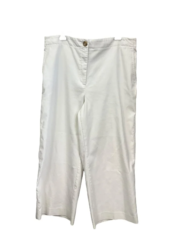 Lightweight travel pants with wrinkle-free fabric -Pants Cropped By Ann Taylor  Size: 16