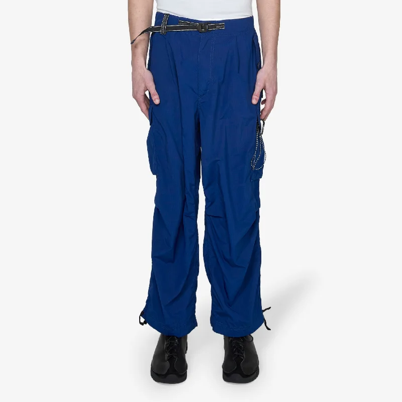 Designer leather pants for high-fashion nightwear -Oversized Cargo Pants Blue