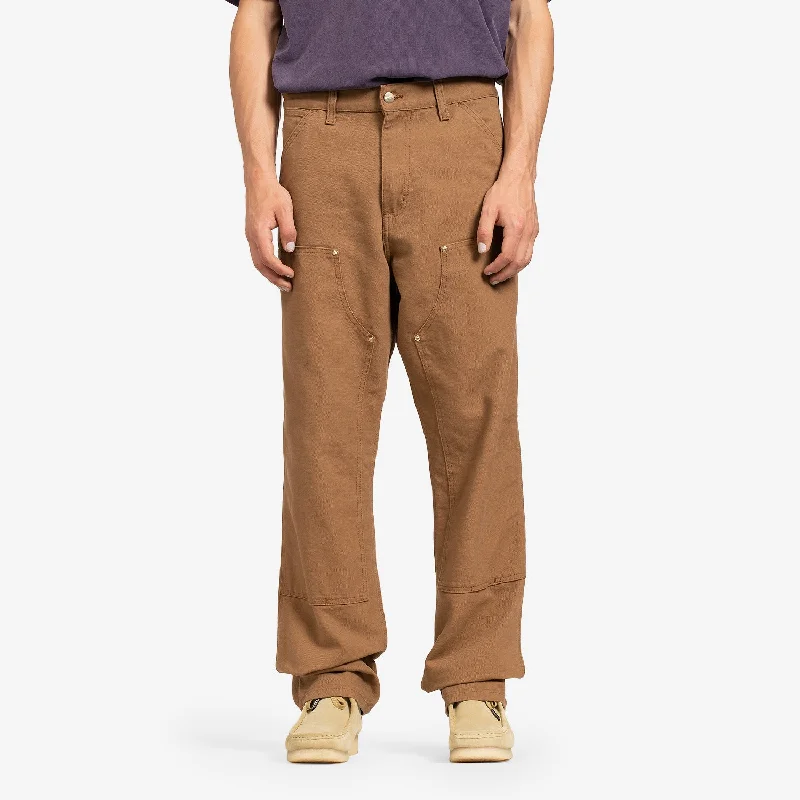 Tailored khaki pants for smart casual attire -Double Knee Pant Hamilton Brown