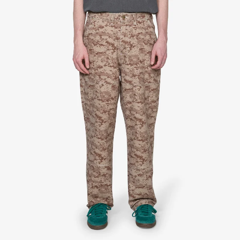 Heavy-duty work pants with tool pocket storage -Work Pants Digital Camo