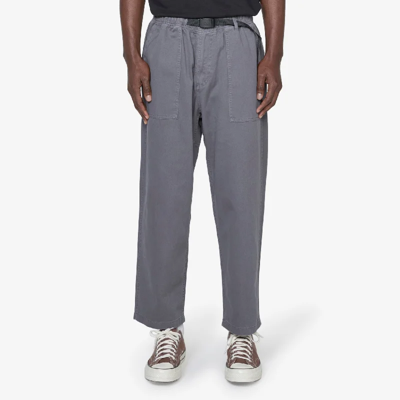 Classic khaki pants for timeless wardrobe staples -Loose Tapered Pant Pigment Fog