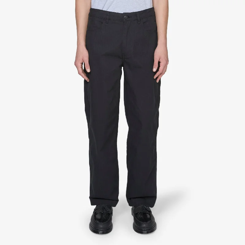 Casual twill pants for easygoing daily outfits -Carpenter Pant Black