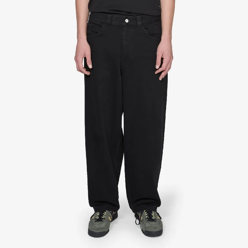 Lightweight travel pants with wrinkle-free fabric -Big Boy Pants Pitch Black