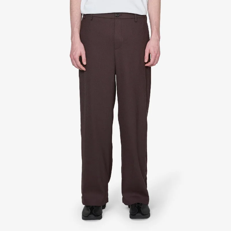 Relaxed cotton pants for breezy casual days -Vali Chino Chocolate