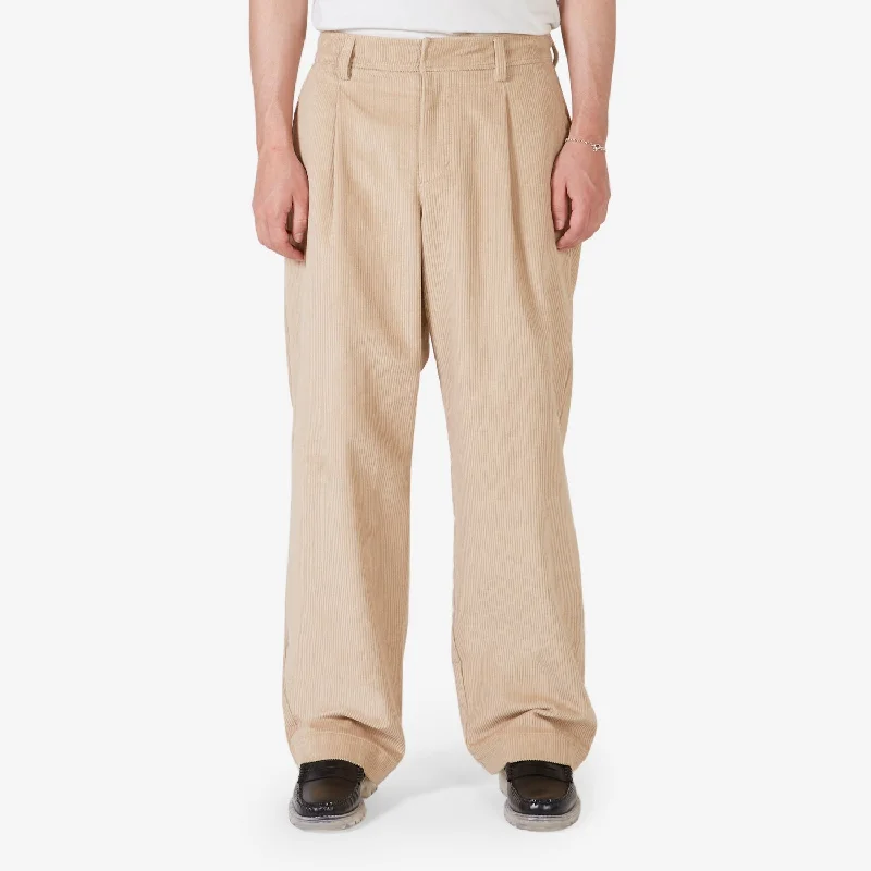 Casual khaki pants for weekend errand runs -Aidan Pant Beige