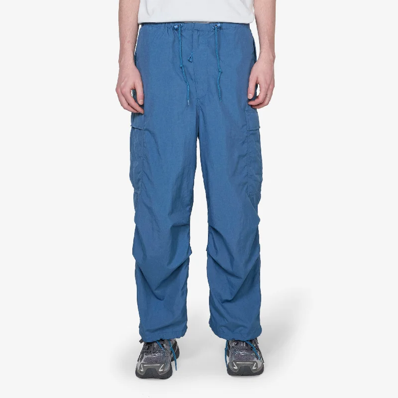 Breathable chino pants for warm climate comfort -MIL Over Pants 6 Pockets Nylon Oxford Blue