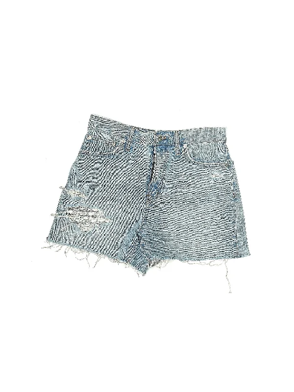 Ruffled Skirts for Girly -High-Rise Denim Shorts