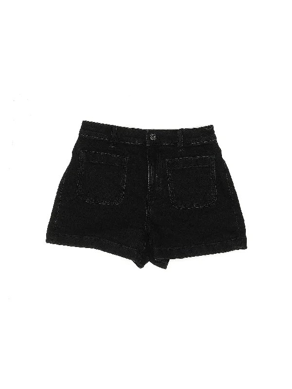 Rhinestone Shorts for Bling -Denim Shorts in Dark Wash