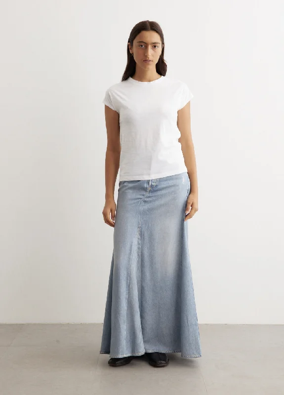 Cute mini skirts for trendy casual outings -Liquid Miramar Maxi Skirt