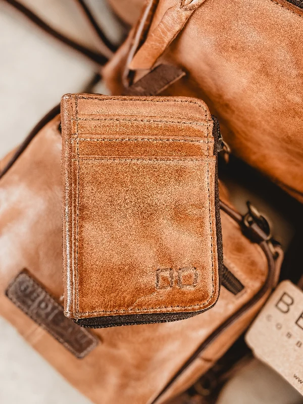 Mini Skirts for Sexy Appeal -BedStu Carrie Wallet - Tan Rustic