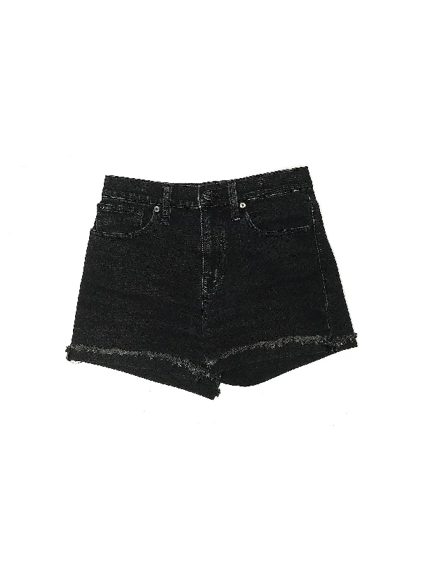 Sheath Skirts for Sophisticated -Denim Shorts in Dark Wash