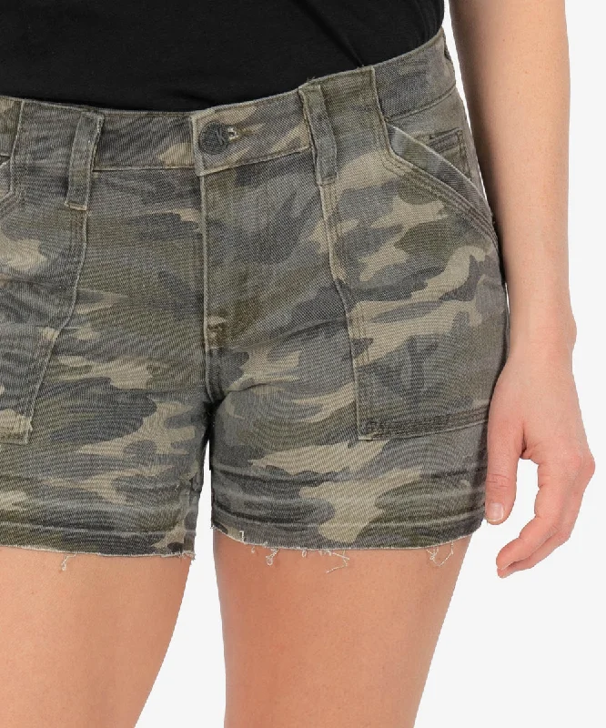 Denim Shorts for Casual Outings -Alice Camo Shorts