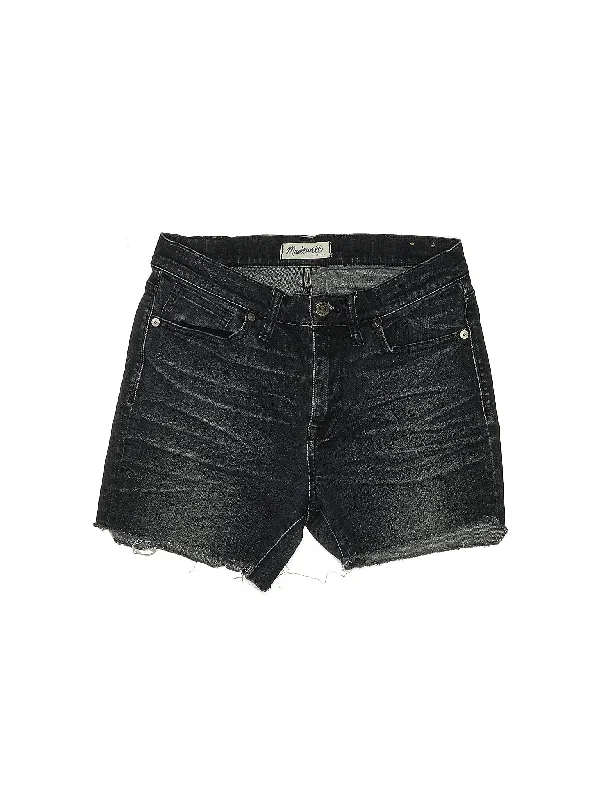 Rhinestone Shorts for Bling -Denim Shorts in Dark Wash