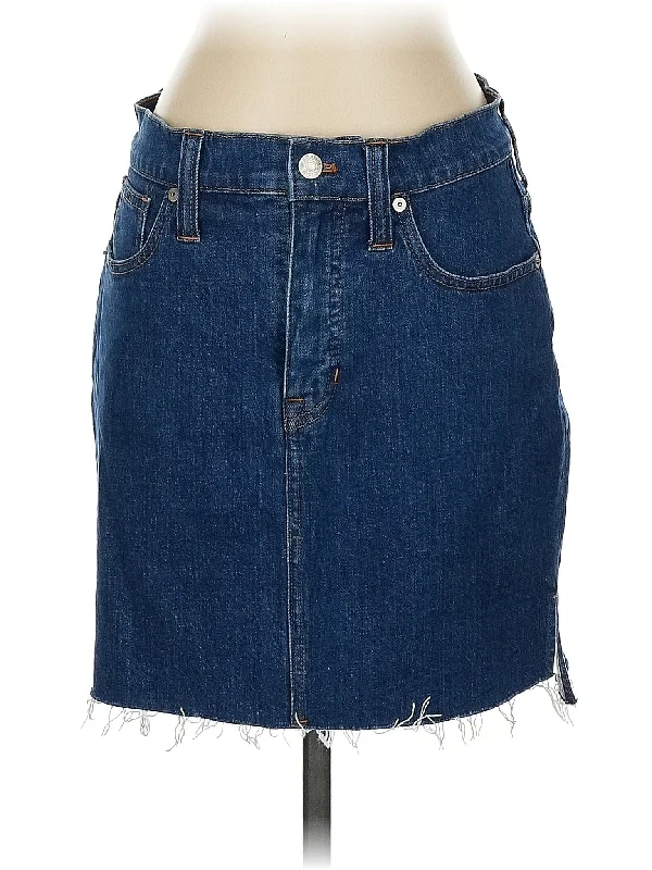 Oval Shaped Shorts for Grace -Denim Skirt