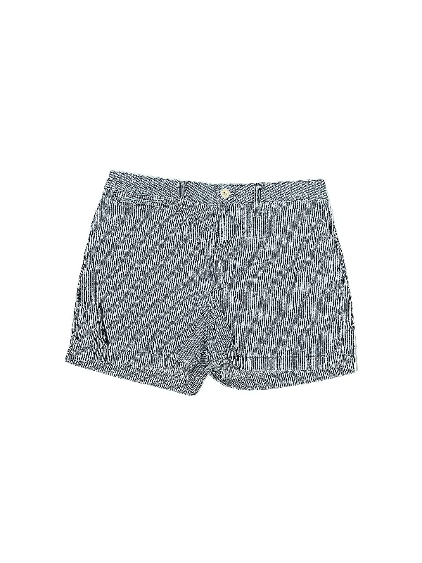 White Skirts for Pure Look -High-Rise Denim Shorts in Medium Wash