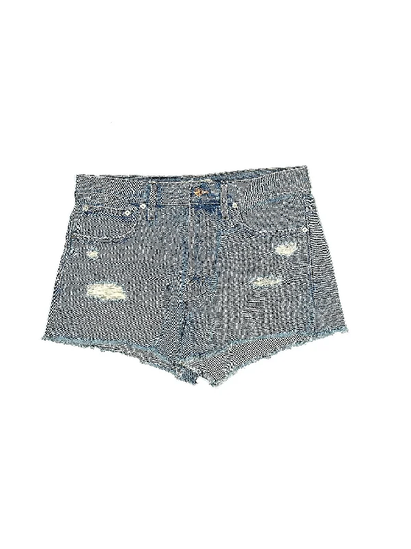 Low Waisted Shorts for Relaxed -High-Rise Denim Shorts