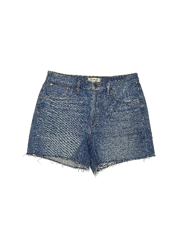 Nylon Shorts for Stretchable -Denim Shorts in Medium Wash