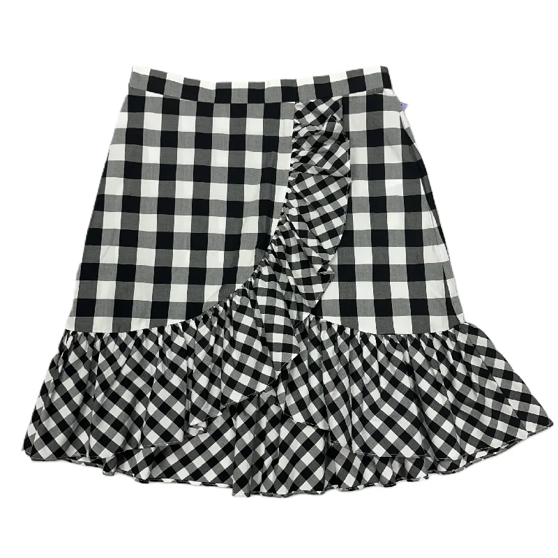 Lightweight skirts with airy fabric weave -Gingham Skirt Mini & Short By J Crew, Size: Xs