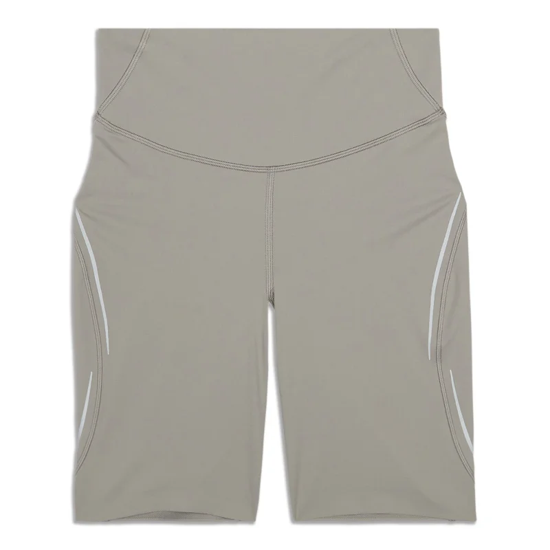 Round Shaped Shorts for Cute -Base Pace High-Rise Reflective Short - Resale