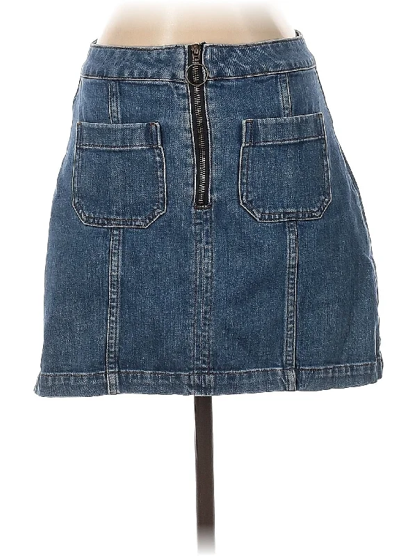 Beaded Shorts for Glamorous -Denim Skirt