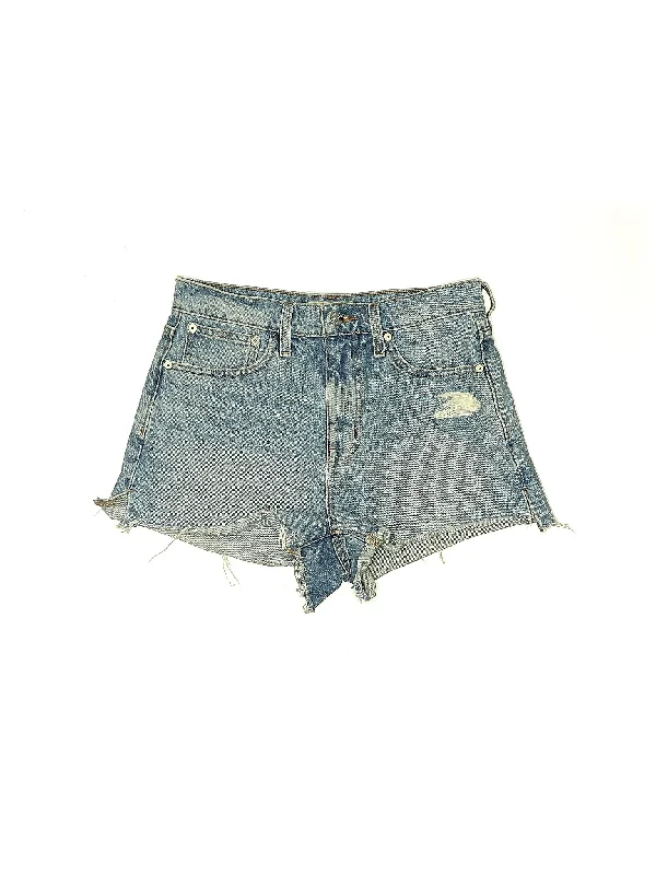 Beaded Skirts for Glamour -Low-Rise Denim Shorts