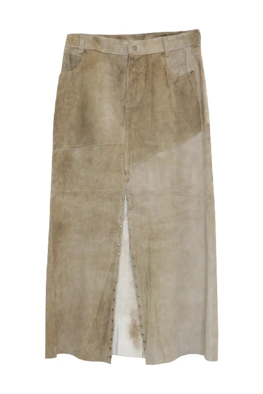 Wool Long Skirts for Warmth -[WW23504] UNLABELED  | Midi Skirt