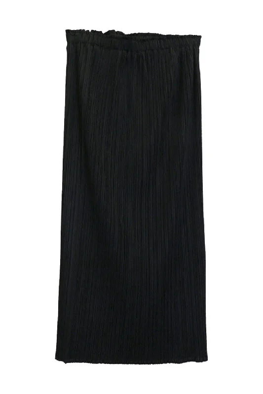 Linen Long Skirts for Breathable -[WW21475] Pleats Please Issey Miyake | Midi Skirt