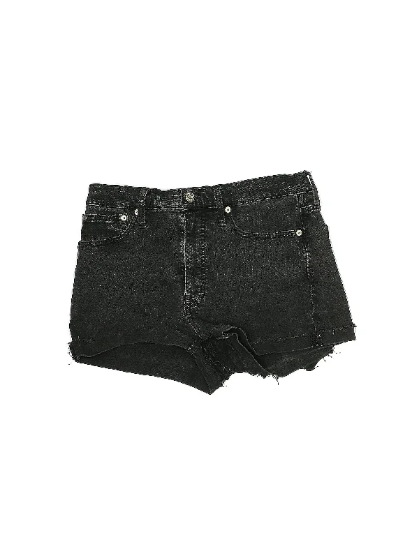 Oval Shaped Shorts for Grace -Mid-Rise Denim Shorts