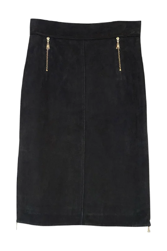 Gothic Long Skirts with Dark Tone -[WW19526] Louis Vuitton | knee Length Skirt