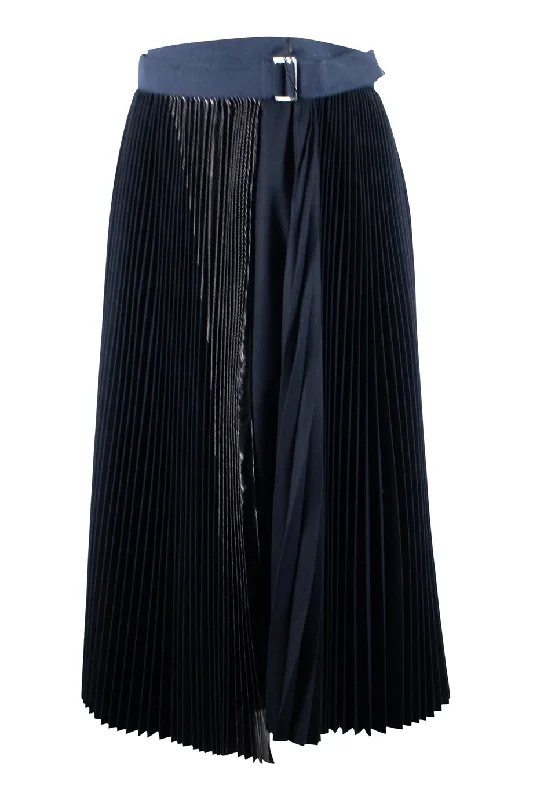 Silk Long Skirts for Luxurious -[WW17413] Sacai | Midi Skirt