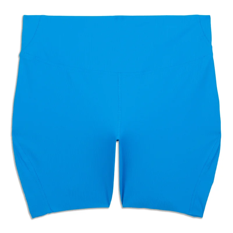 Wool Shorts for Warmth Needed -Base Pace Ribbed High-Rise Short