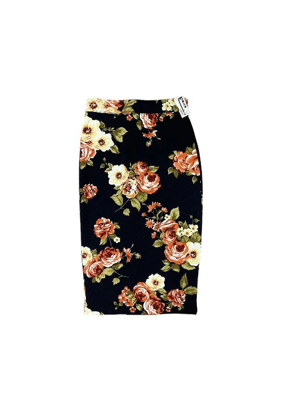 Vintage skirts for retro-inspired fashion vibes -Floral Print Skirt Midi Iris, Size S